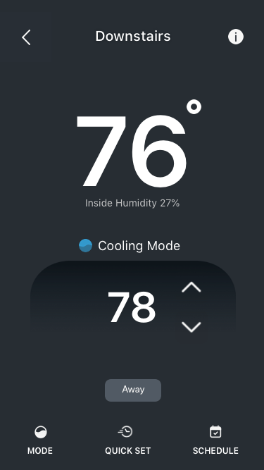 Infinity Cooling Mode